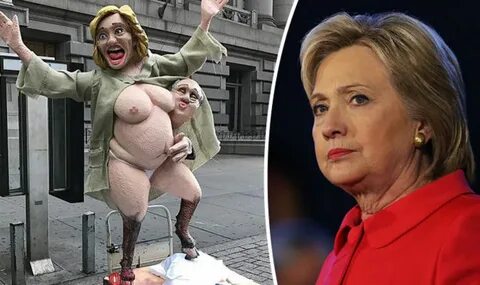 Naked Hillary Clinton statue appears on streets of New York 