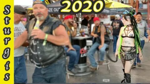 Sturgis 2020 Night Walk Downtown 80th Motorcycle Rally - You