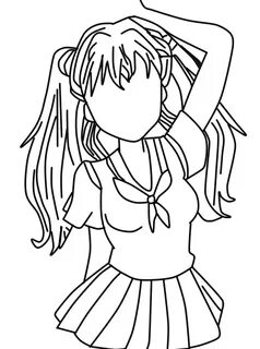 30+ Ide Keren Anime Girl Drawing Base With Hair - Kate Noyes