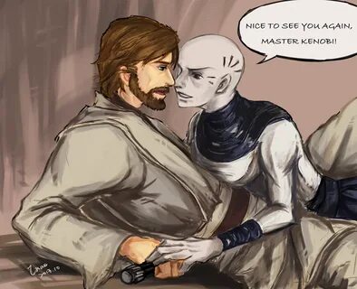 Nice to see you again. by InnoYou Obi-Wan and Ventress. Star