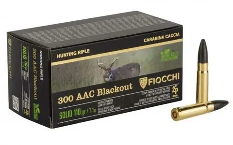 Патрон 7,62х35 (.300 Blackout) SOLID EXP 7,1 Fiocchi