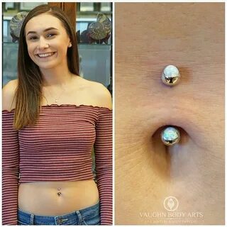 What a beautifully performed navel piercing done by APP memb