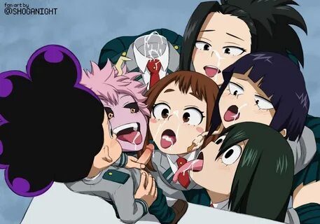 Mineta Harem Ft Mina, Ochako, Momo, Tsuyu, Kyoka, And Tooru 