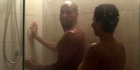 Sanaa Lathan Nude Sex Under the Shower from 'Nappily Ever Af