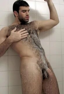 Nudist Men på Twitter: "Shower time #hairy #hairychest #bear