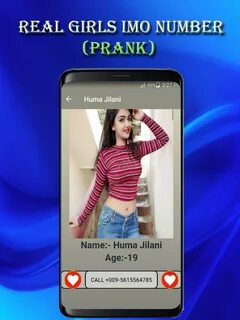 Real Girls Imo Number (prank) APK pour Android Télécharger