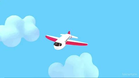 Flying Airplane Gif Animated - Debsartliff