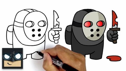 How to draw Imposter of the video game Among Us