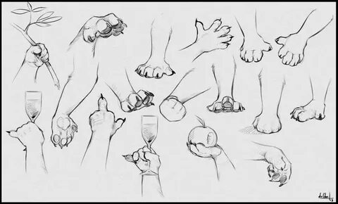 Paw tutorial by AnChee -- Fur Affinity dot net