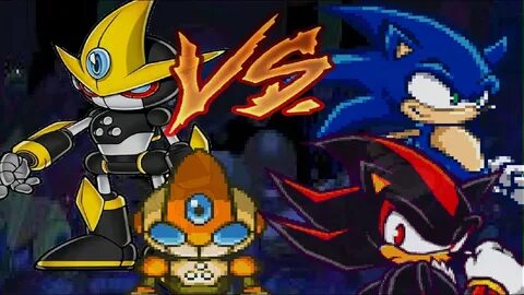 Shadow y Sonic VS Gmerl y Emerl VS Shadowpry - YouTube