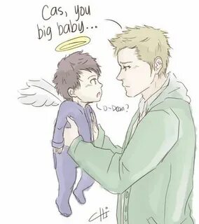 My Sweet Fledgling - Prologue Destiel fanart, Destiel, Super