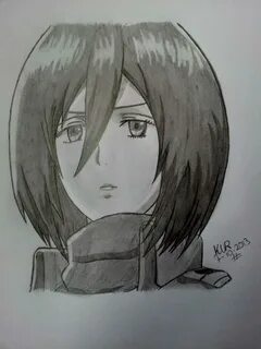 Mikasa Ackerman Drawing Easy : Yo what's up guys i'