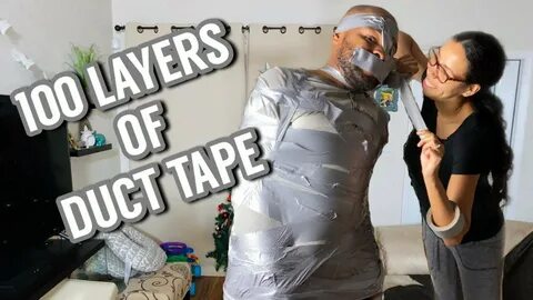 100 LAYERS OF DUCT TAPE CHALLENGE (NEW YEAR’S EDITION) 2020 