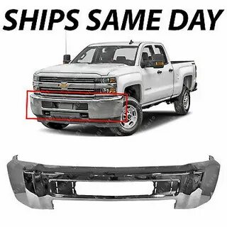 NEW Chrome - Front Bumper Face Bar for 2015-2019 Chevy Silve