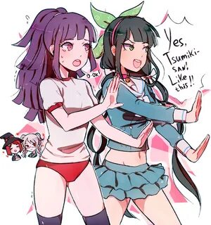 huyandere: " tenko teaches mikan how to deal with bullies be