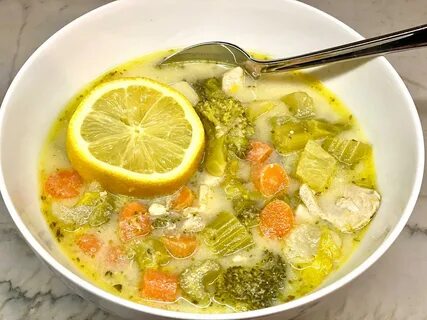 Greek Lemon Chicken Vegetable Soup Recipe: Creamy Lemon Soup