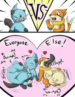 Pokemon Vore Battle!!!! : Dewott VS Buizel??? Wait a--- by R