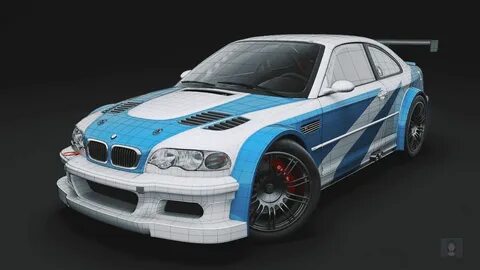 ArtStation - BMW E46 M3 GTR - Need For Speed Most Wanted (2005), Josafá Batista 