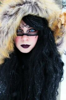 Viking Warrior Woman: Norse Mythology inspired makeup. CLICK