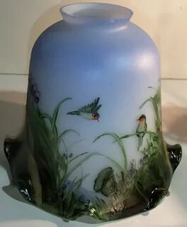 Fenton Hand Painted Lamps 10 Images - Fenton 75th Anniversar