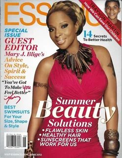 Essence Magazine Mary J Blige Summer Beauty Trayvon Martin F