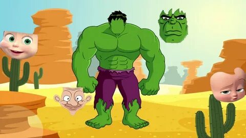 Wrong Heads Wrong Dress ,Masha ,Boss Baby, Hulk ,Mr Bean Fin