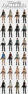 Tomb Raider Underworld - Lara's outfits by HailSatana on Dev