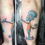 50 SpongeBob tattoos and their symbols - All about tattoos