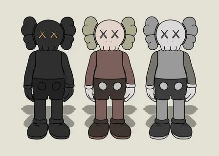 KAWS Standing Set' Poster by Heat Driveby Displate