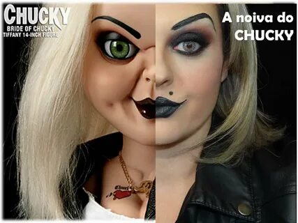 MAQUIAGEM DA TIFFANY A NOIVA DO CHUCKY - POR RENATA MONTEIRO