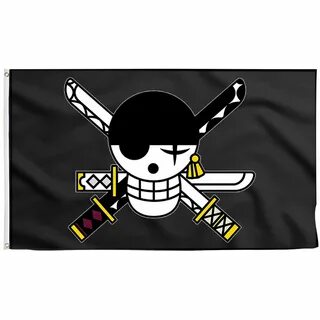Zoro Pirate Flag (One Piece) - Jolly Roger Sons Of Pirate