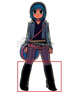 Scott Pilgrim vs. the World Ramona Flowers Black Shoes Cospl