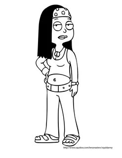 Drawing American Dad! #50896 (Cartoons) - Printable coloring