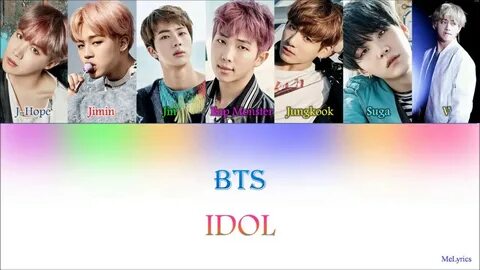 BTS - IDOL Lyrics - YouTube