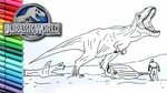 Jurassic World Fallen Kingdom Drawing and Coloring Dinosaur 