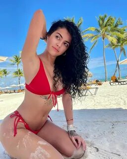 MALU TREVEJO in a Red Bikini - Instagram Photos and Video 12