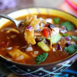 3.8/5 Recipe Chicken tortilla, Delicious soup, Chicken torti