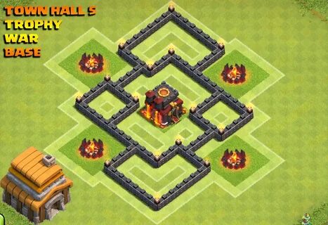 Clash Of Clans Town Hall 5 Base Layout : BEST Town Hall Leve