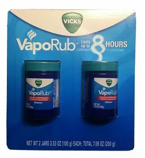 ✔ Vicks VapoRub Cough Suppressant Topical Analgesic 7.06 Oun