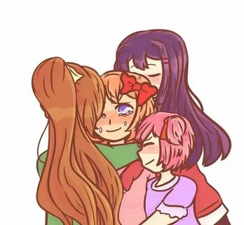 Always hug Sayori in time of need : DDLC Literature club, Fu