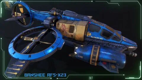 ArtStation - Banshee RF5-X23 (StarCraft 2 Fan Art)