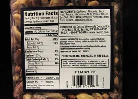Smells Like Food in Here: Kirkland Extra Fancy Mixed Nuts
