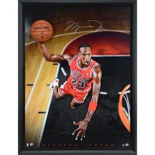 Upper Deck Michael Jordan Chicago Bulls Autographed Framed 4