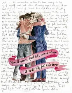 Original Watercolor Painting Illustration of One Direction E