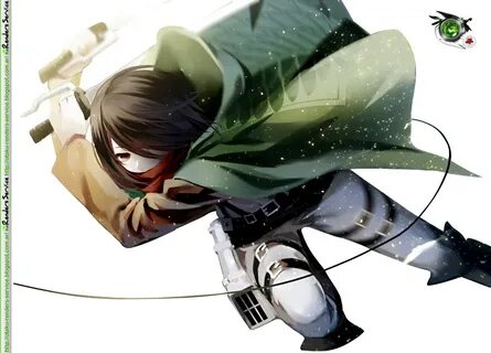 Shingeki no Kyojin:Mikasa Ackerman AW Render ORS Anime Rende