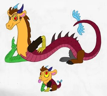 Draconequus mlp oc request: Ruse by arcanineryu -- Fur Affin