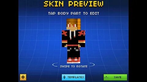 PIXEL GUN 3D How To Make A Cool Red Shaded boy skin!(read de