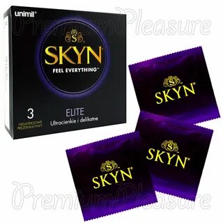 ✔ SKYN Elite Ultra thin Non-Latex Condoms Natural Feel 24 Bo