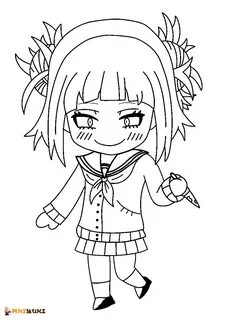 Himiko Toga Coloring Pages - AniYuki - Anime Portal