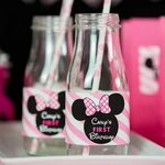 Minnie Mouse Party Drink Labels - 505 Design, Inc